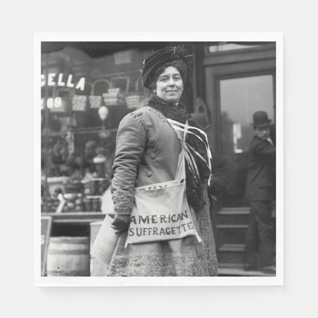 American Suffragette, 1910 Serviette (Vorderseite)