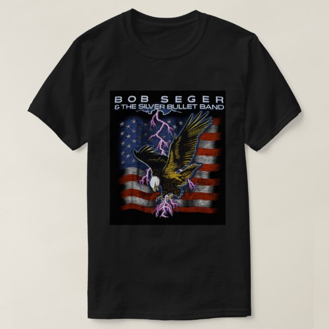 American Summer Tour Bob der Silver Seger Bullet B T-Shirt (Design vorne)