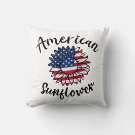 American Sunflower Kissen