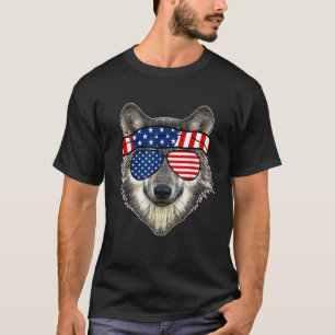 American Sunglasses Wolf 4. Juli Phantastisch USA T-Shirt