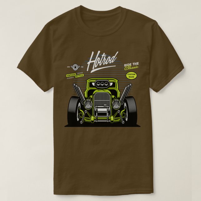 American Super Sport Super Auto Gasser Truck Rat R T-Shirt (Design vorne)