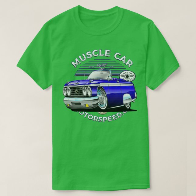 American Super Sport Super Car Gasser Low Rider T-Shirt (Design vorne)