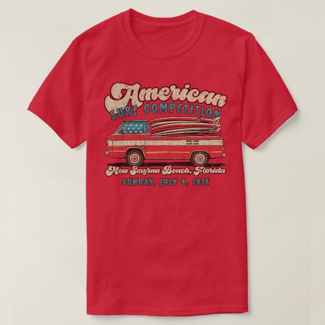 American Surf Competition 1976 T-Shirt (Design vorne)