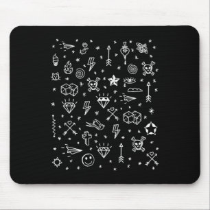 American Tattoo Flash, Traditional Tattoo Designs Mousepad