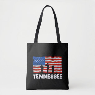 American Tennessee Flag Leinwand Toag