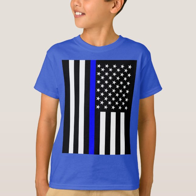 American Thin Blue Line T-Shirt (Vorderseite)