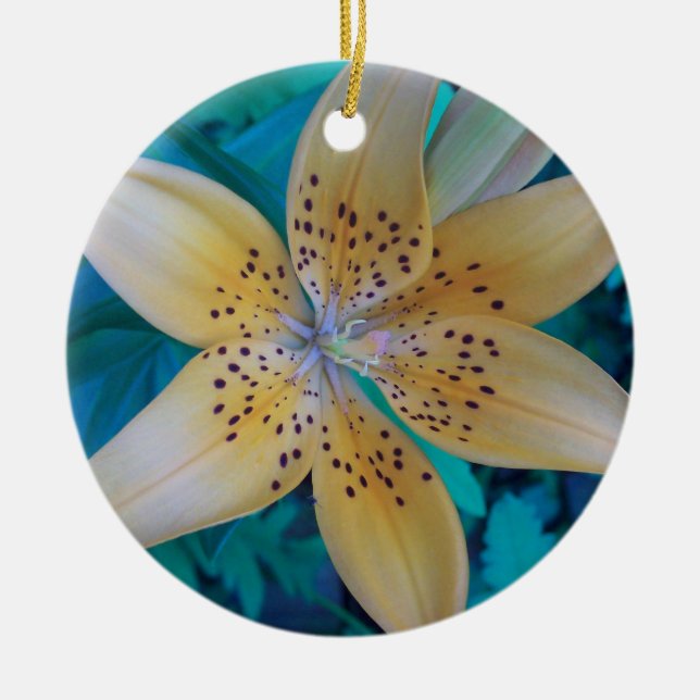 American Tiger Lily Keramikornament (Vorne)