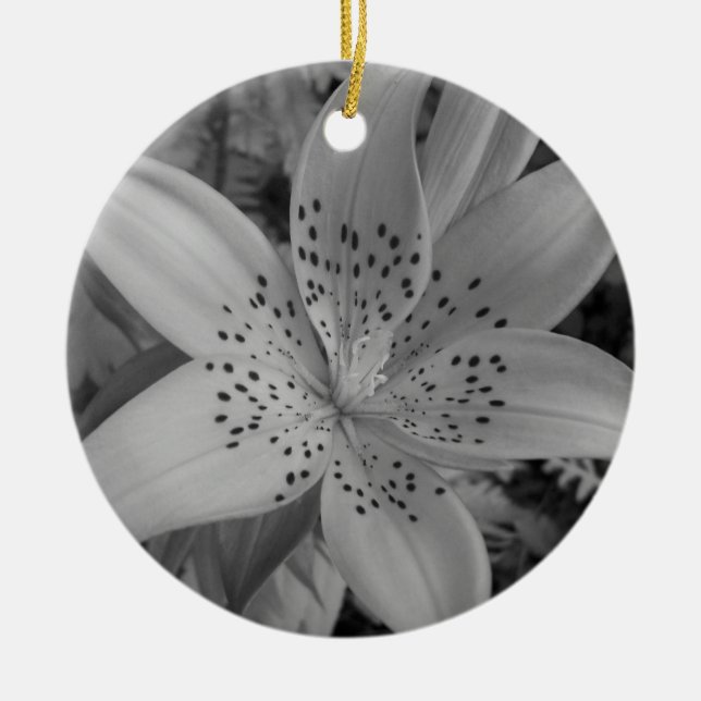 American Tiger Lily Keramikornament (Vorne)