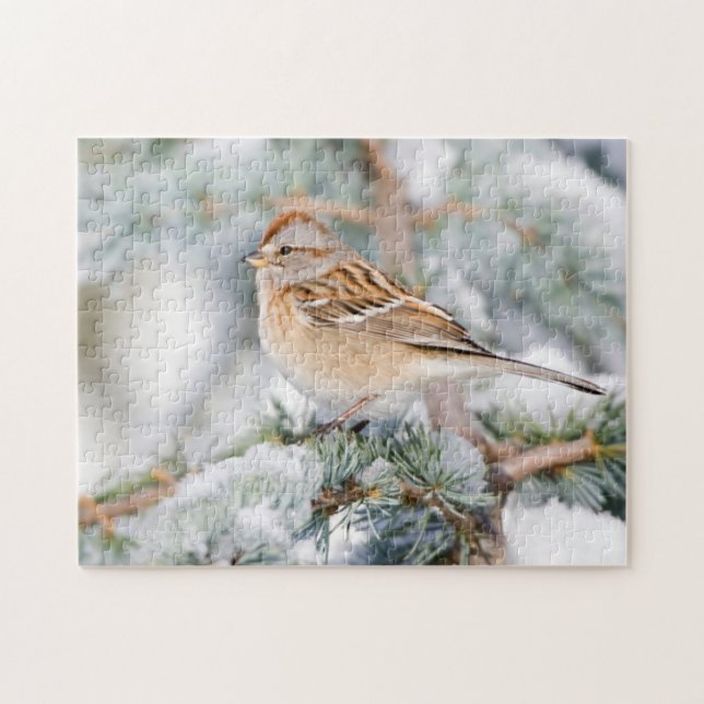American Tree Sparrow im Winter Puzzle (Horizontal)