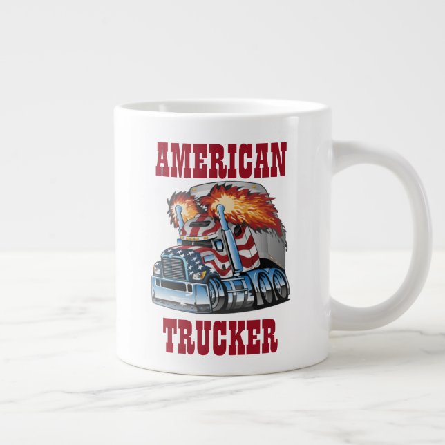 American Trucker Giant Coffee Mug Jumbo-Tasse (Rechts)
