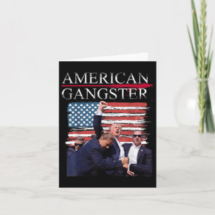 American Trump Gangster Karte