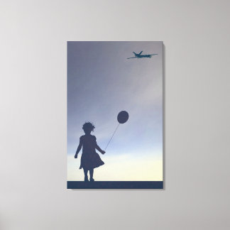 American Twilight Stretched Canvas Print Leinwanddruck