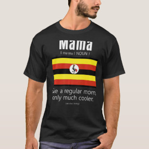 American Ugandan Patriot Flag Mütter Day Uganda M T-Shirt
