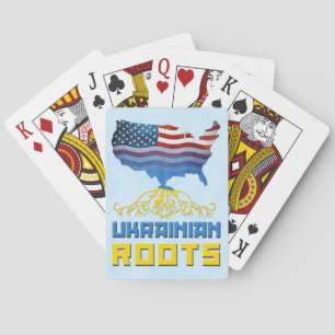 American Ukrainian Roots Card Deck Spielkarten
