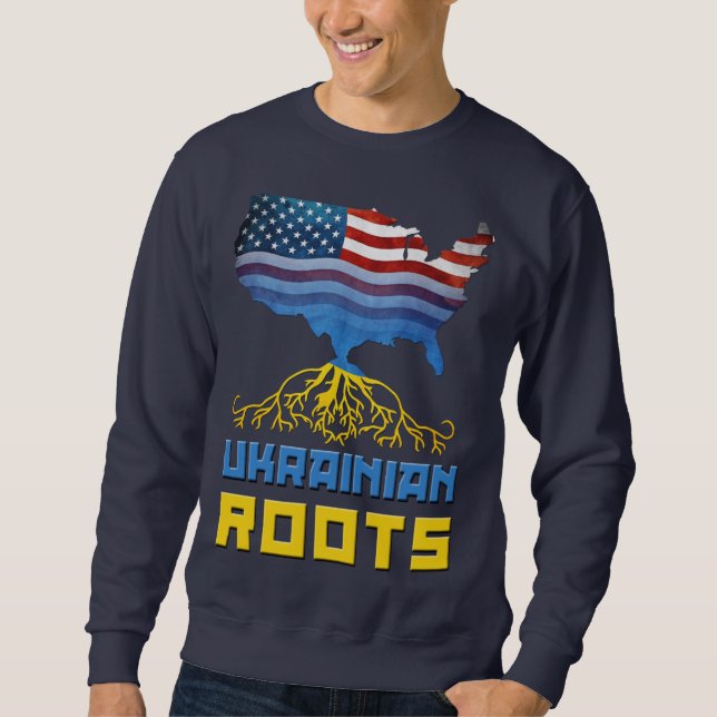 American Ukrainian Roots Sweatshirt (Vorderseite)