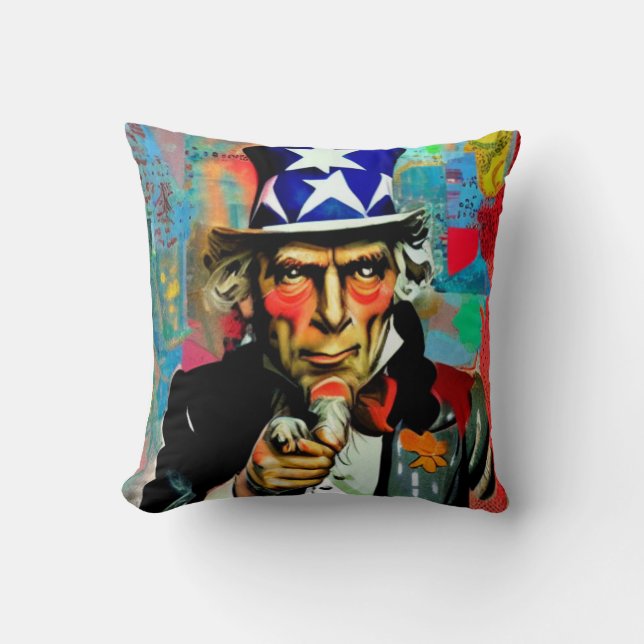 American Uncle Sam Kissen (Vorderseite)