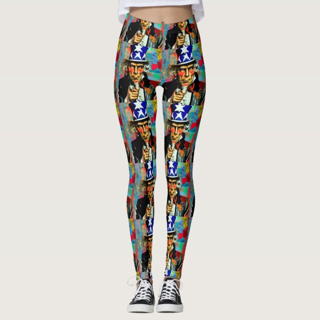 American Uncle Sam Leggings (Vorderseite)