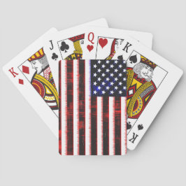 American United Staaten - USA Fahne, Nocken Spielkarten