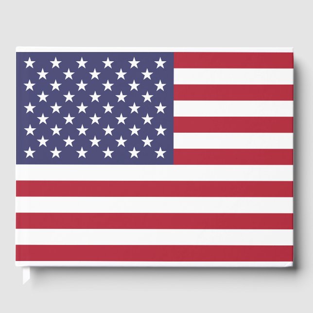 American United Staaten USA Flag Gästebuch (Vorderseite)