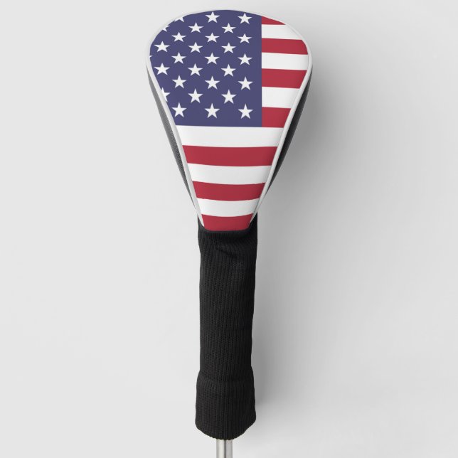 American United Staaten USA Flag Golf Head Cover Golf Headcover (Vorderseite)
