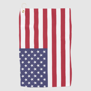 American United Staaten USA Flag Golfhandtuch