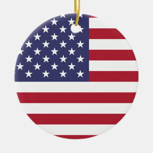 American United Staaten USA Flag Ornament (Vorne)