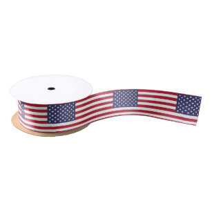 American United Staaten USA Flag Ribbon Satinband