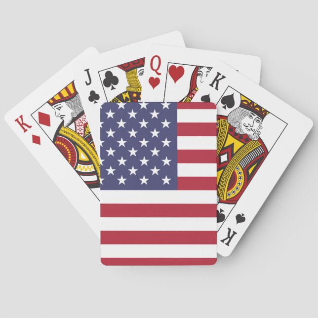 American United Staaten USA Flag Spielkarten (Rückseite)