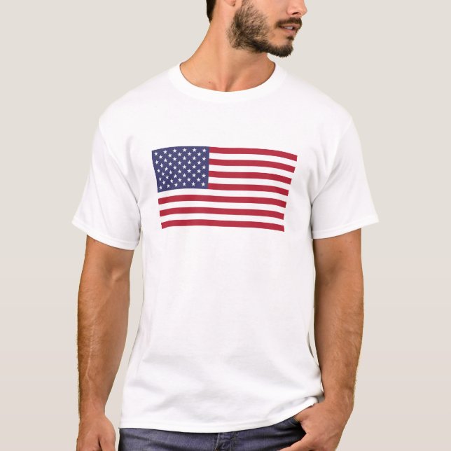 American United Staaten USA Flag T - Shirt (Vorderseite)