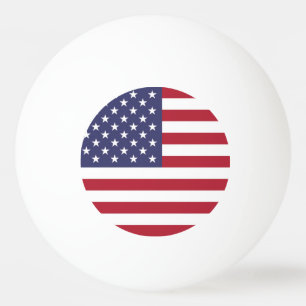 American United Staaten USA Flag Tischtennisball