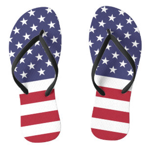 American United Staaten USA Flag Umdreh Flop Flip Flops