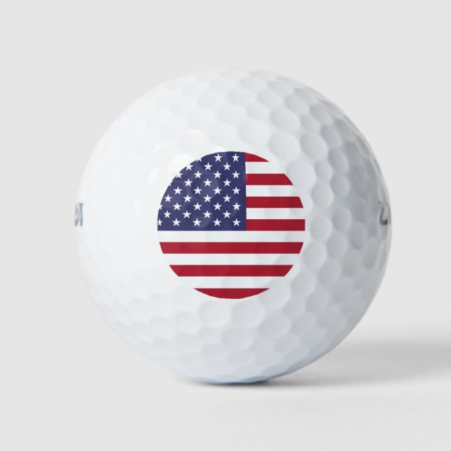 American United States USA Flag Golfball (Vorderseite)