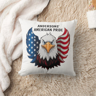 American USA Eagle Flag Personalisiert Kissen