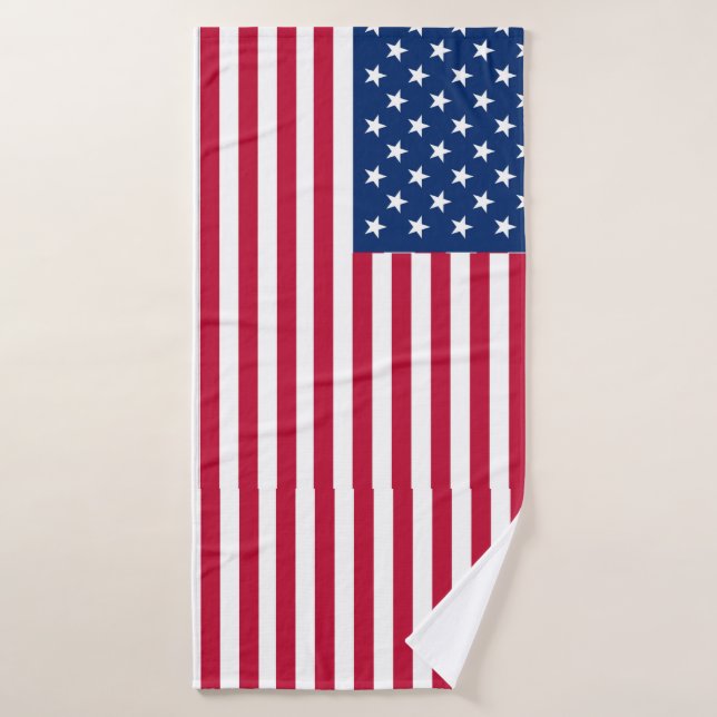 American USA Flag Pride Design-76353 Badehandtuch (Badehandtuch)