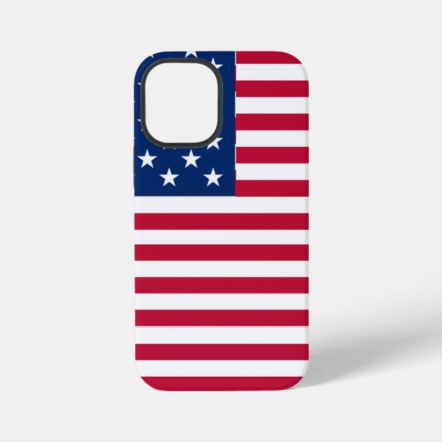 American USA Flag Pride Design-76353 iPhone Hülle (Rückseite)