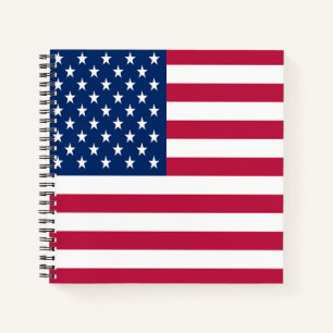 American USA Flag Pride Design-76353 Notizbuch