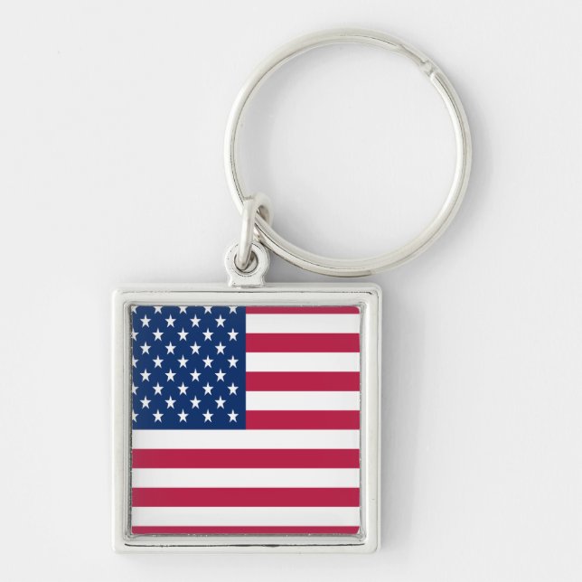 American USA Flag Pride Design-76353 Schlüsselanhänger (Vorne)