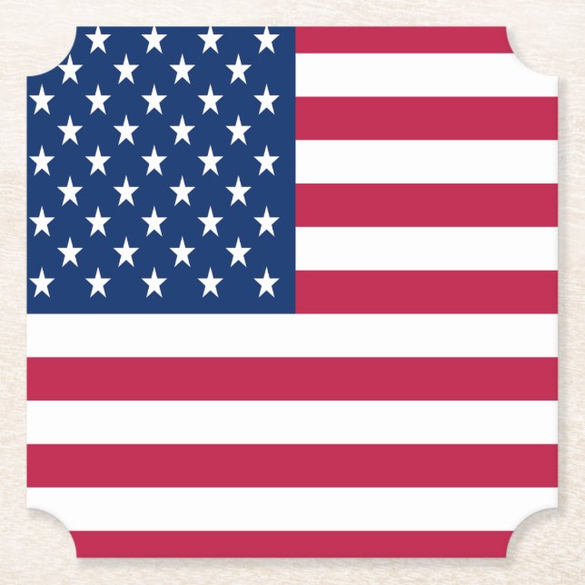 American USA Flag Pride Design-76353 Untersetzer (Vorderseite)