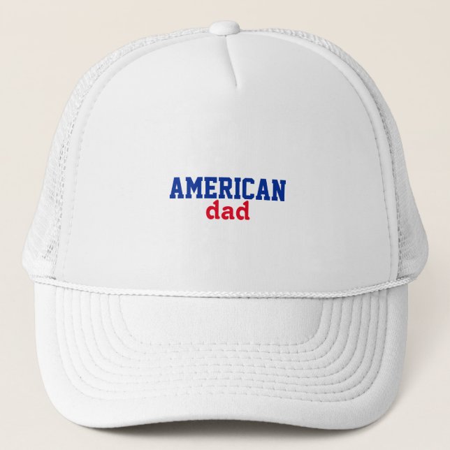 American Vater Hat Truckerkappe (Vorderseite)