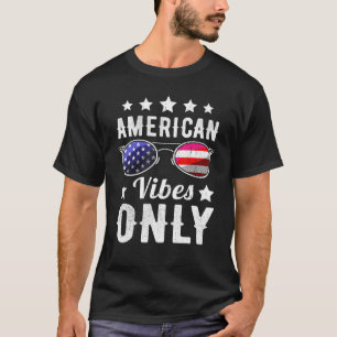 American Vibes 4th July Jungs Kinder Sonnenbrille T-Shirt