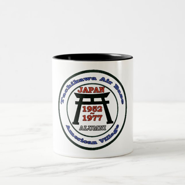 American Village - 1952 -1977 Tachikawa Japan Tass Zweifarbige Tasse (Mittel)