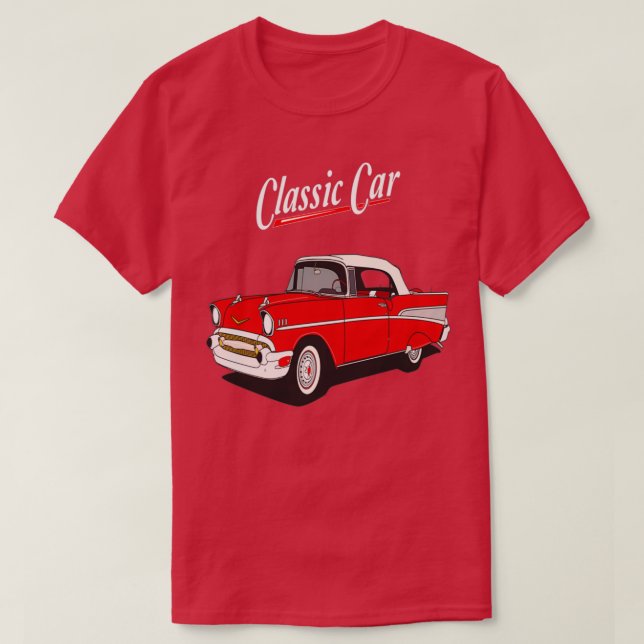 American Vintag Super Muscle Car 3 T-Shirt (Design vorne)