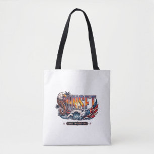 American Vintage Eagle & Flag "SONNENUNTERGANG" We