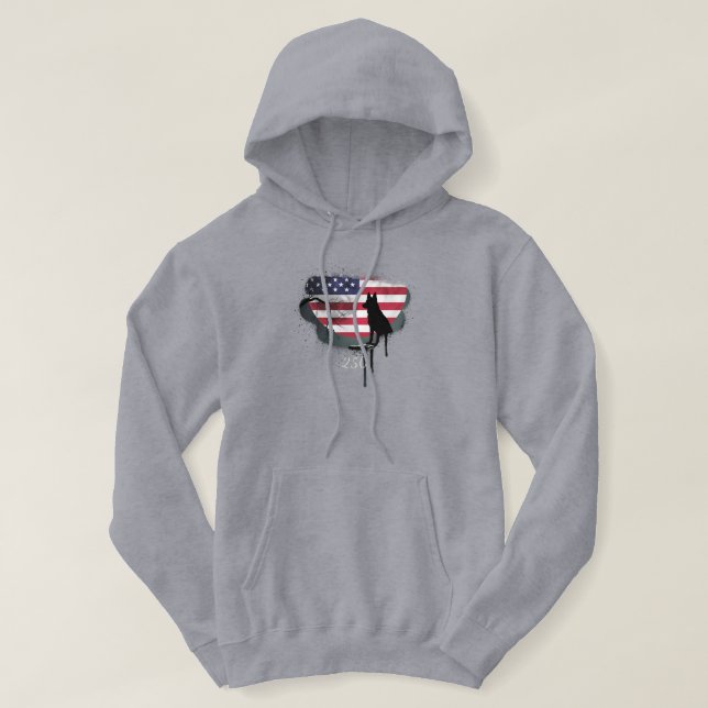 American Watchdog - German Shepherd Hoodie (Design vorne)