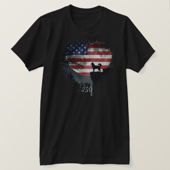 American Watchdog - Siberian Husky T-Shirt (Design vorne)