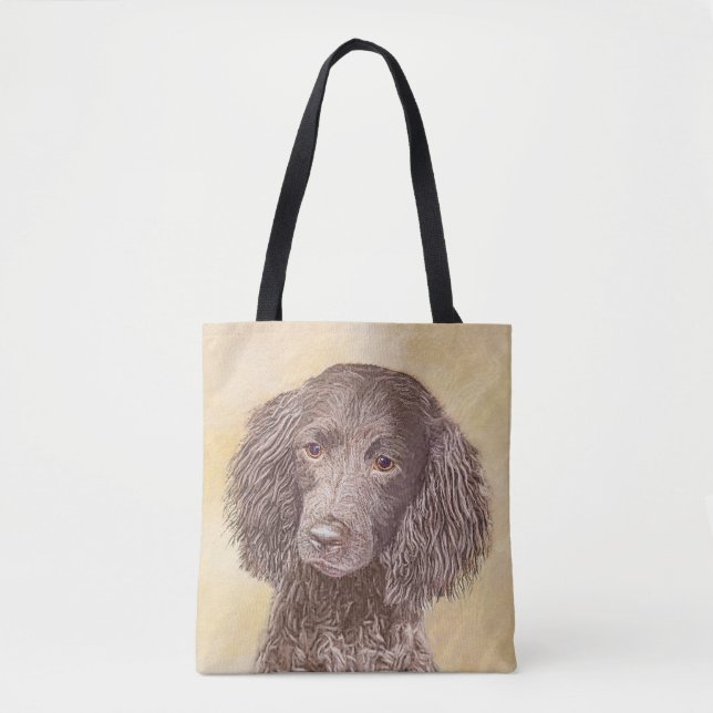 American Water Spanel Malerei - Original Dog Art (Vorderseite)