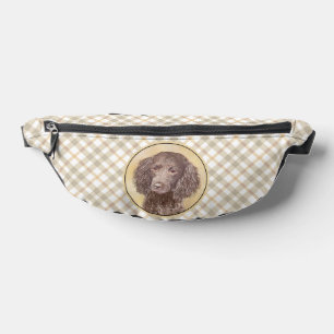 American Water Spanel Malerei Original Dog Art Bauchtasche
