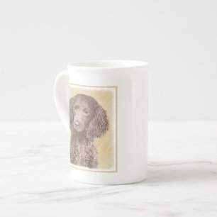 American Water Spanel Malerei - Original Dog Art Prozellantasse