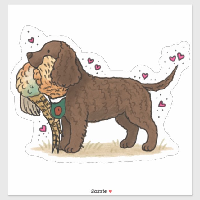 American Water Spaniel Auto-Aufkleber Aufkleber (Blatt)