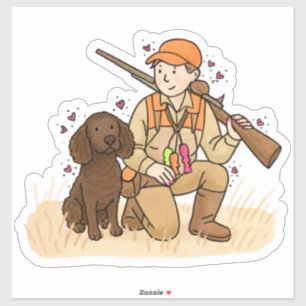 American Water Spaniel Auto-Aufkleber Aufkleber